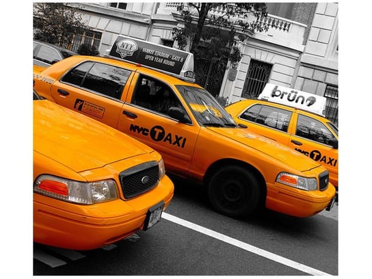 Fototapeta, Nowojorskie taksówki - Ian Muttoo, 6 elementów, 268x240 cm Oobrazy