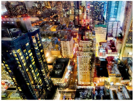 Fototapeta Nowy Jork nocą, 2 elementy, 200x150 cm Oobrazy