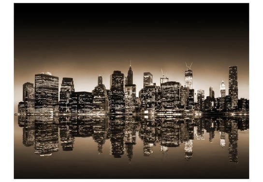Fototapeta, Nowy Jork, sepia, 200X154 DecoNest
