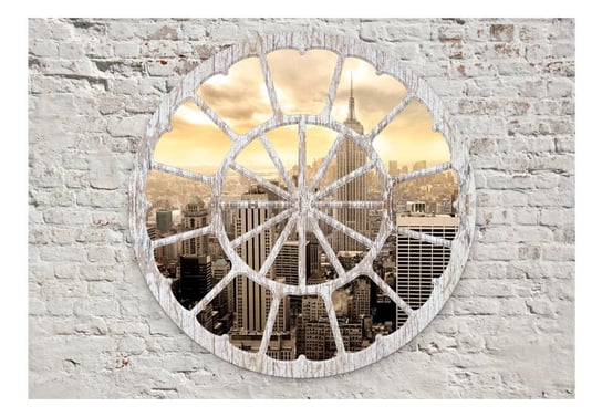 Fototapeta, Nowy Jork: Widok przez okno, 150x105 cm DecoNest
