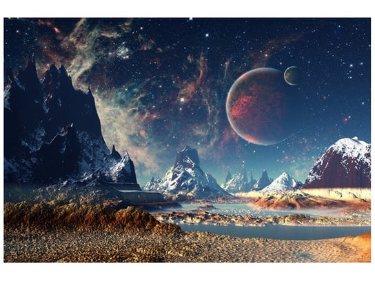 Fototapeta, Obca planeta, 8 elementów, 400x268 cm Oobrazy