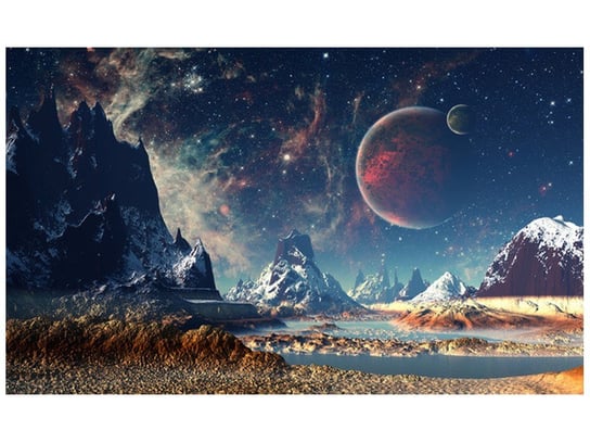 Fototapeta, Obca planeta, 8 elementów, 412x248 cm Oobrazy