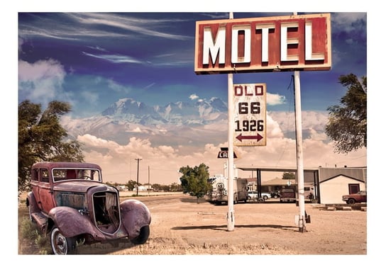 Fototapeta, Old motel, 200x140 cm DecoNest