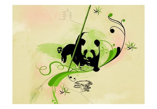 Fototapeta, Panda w lesie bambusowym, 200X154 DecoNest