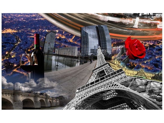 Fototapeta Paryż, 8 elementów, 412x248 cm Oobrazy