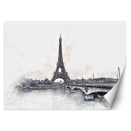 Fototapeta Paryż jak rysowany - Cornel Vlad 100x70 Feeby