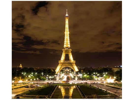 Fototapeta Paryż Wieża Eiffla - zdjęcie nocą, 6 elementów, 268x240 cm Oobrazy