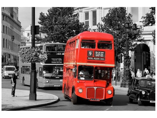 Fototapeta Piętrowy angielski autobus, 200x135 cm Oobrazy