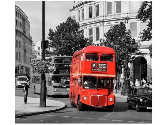 Fototapeta Piętrowy angielski autobus, 6 elementów, 268x240 cm Oobrazy
