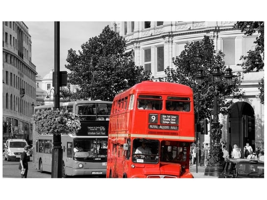 Fototapeta Piętrowy angielski autobus, 8 elementów, 412x248 cm Oobrazy
