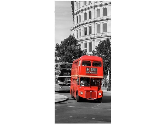 Fototapeta Piętrowy angielski autobus, 95x205 cm Oobrazy