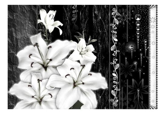Fototapeta, Płaczące lilie, 300x210 cm DecoNest