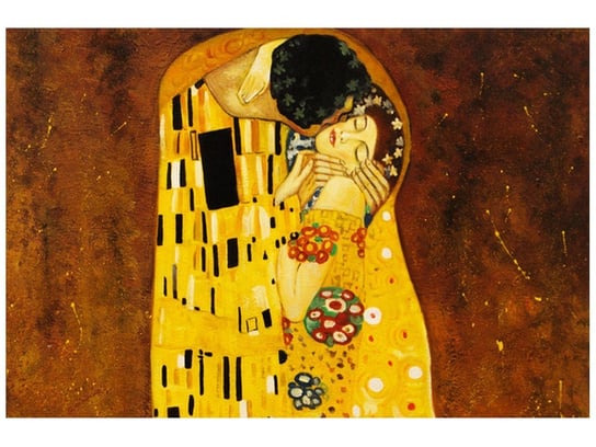 Fototapeta Pocałunek wg Gustav Klimt, 8 elementów, 400x268 cm Oobrazy