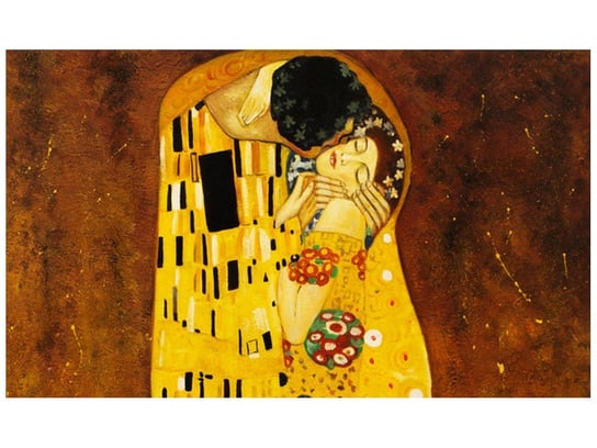 Fototapeta, Pocałunek wg Gustav Klimt, 9 elementów, 402x240 cm Oobrazy