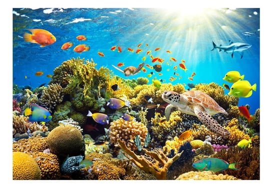 Fototapeta, Podwodny świat, 250x175 cm DecoNest