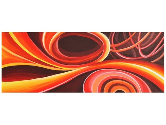 Fototapeta Pomarańczowy wir, 2 elementy, 268x100 cm Oobrazy