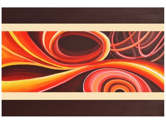 Fototapeta Pomarańczowy wir, 8 elementów, 368x248 cm Oobrazy