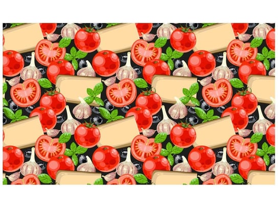 Fototapeta, Pomidorowa uczta, 9 elementów, 402x240 cm Oobrazy