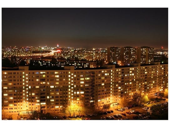 Fototapeta Poznań nocą, 8 elementów, 368x248 cm Oobrazy