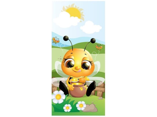 Fototapeta, Pszczoła jedząca miodek, 1 elementów, 95x205 cm Oobrazy