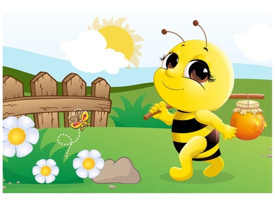 Fototapeta Pszczółka, 8 elementów, 368x248 cm Oobrazy