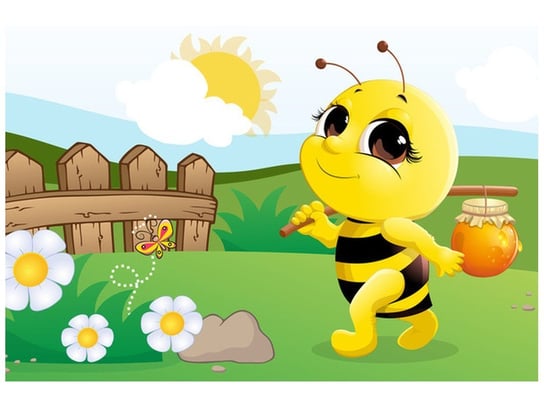 Fototapeta Pszczółka, 8 elementów, 400x268 cm Oobrazy