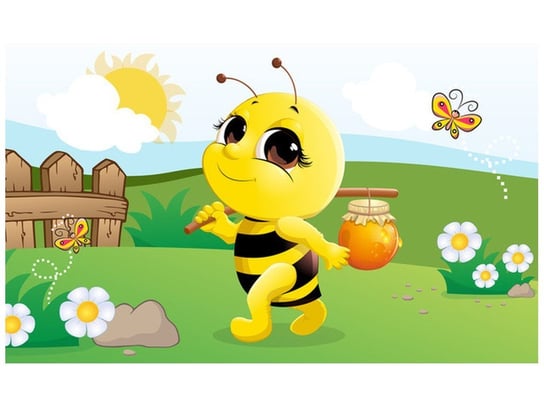 Fototapeta Pszczółka, 8 elementów, 412x248 cm Oobrazy