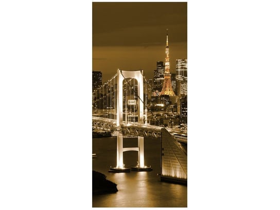 Fototapeta, Rainbow Bridge w Tokio, 1 elementów, 95x205 cm Oobrazy