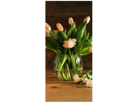 Fototapeta, Rdzawe tulipany, 1 elementów, 95x205 cm Oobrazy