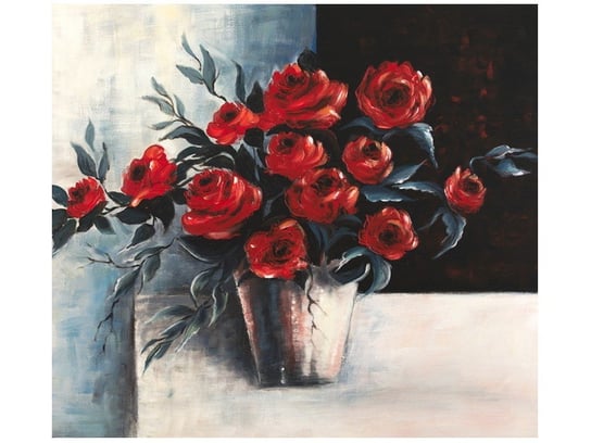 Fototapeta Róże w wazonie, 6 elementów, 268x240 cm Oobrazy