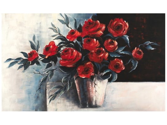 Fototapeta Róże w wazonie, 8 elementów, 412x248 cm Oobrazy