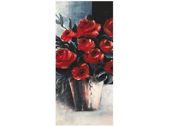 Fototapeta Róże w wazonie, 95x205 cm Oobrazy