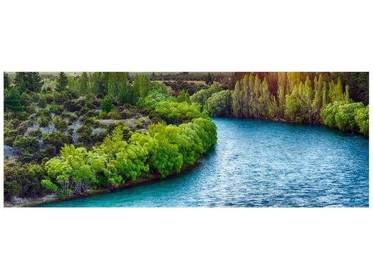 Fototapeta Rzeka Clutha w Nowej Zelandii, 2 elementy, 268x100 cm Oobrazy