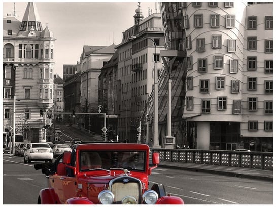 Fototapeta Samochodem przez Pragę, 2 elementy, 200x150 cm Oobrazy