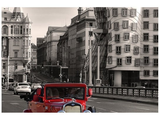 Fototapeta Samochodem przez Pragę, 200x135 cm Oobrazy