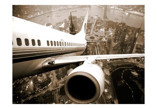 Fototapeta, Samolot wzbijający się w powietrze, 200X154 DecoNest