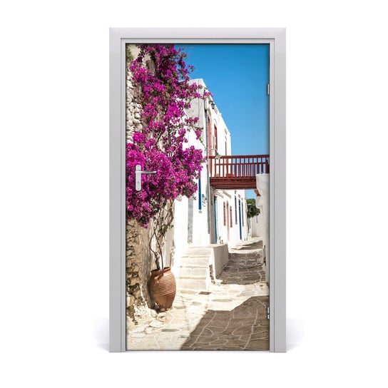 Fototapeta samoprzylepna na drzwi Greckie uliczki, Tulup Tulup