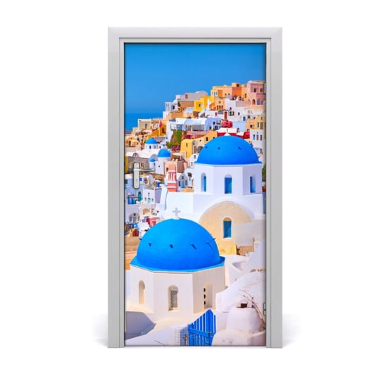 Fototapeta samoprzylepna na drzwi Miasto Santorini, Tulup Tulup