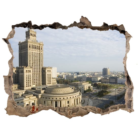 Fototapeta ścienna dziura 3d Pałac Kultury 120x81, Tulup Tulup