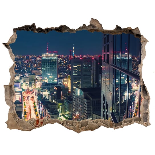 Fototapeta ścienna dziura 3d Tokio Japonia 120x81, Tulup Tulup