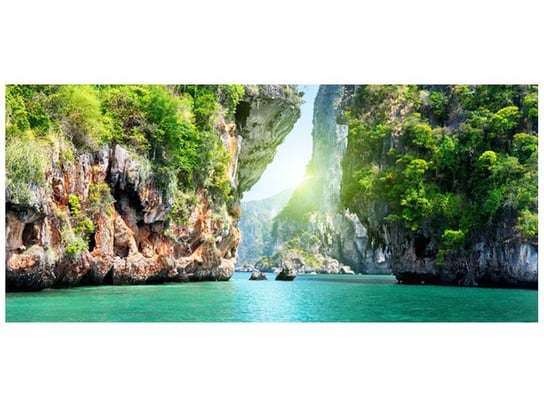 Fototapeta, Skały i morze w Tajlandii, 12 elementów, 536x240 cm Oobrazy