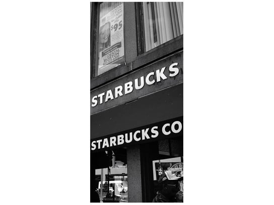 Fototapeta Starbucks, 95x205 cm Oobrazy