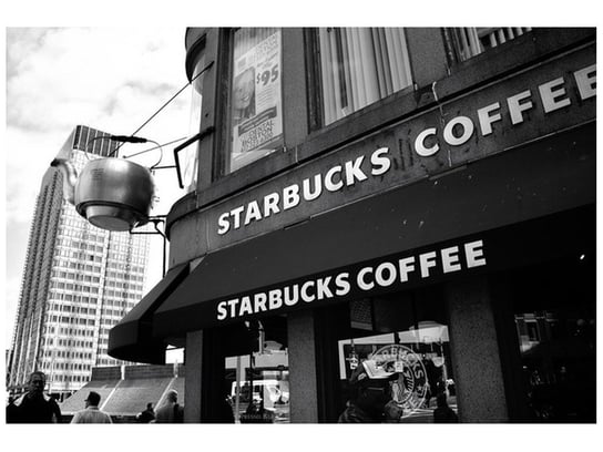 Fototapeta, Starbucks - Mith Huang, 8 elementów, 368x248 cm Oobrazy