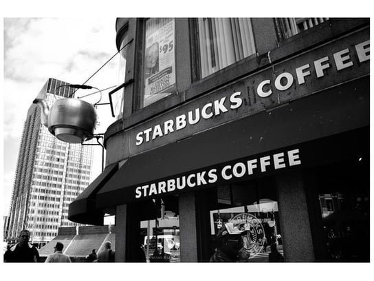 Fototapeta, Starbucks - Mith Huang, 8 elementów, 400x268 cm Oobrazy