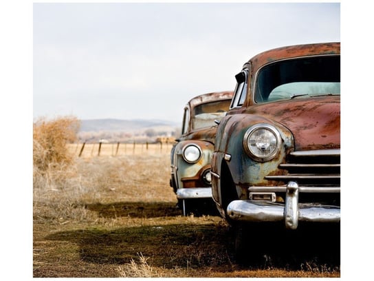 Fototapeta, Stare samochody, 6 elementów, 268x240 cm Oobrazy