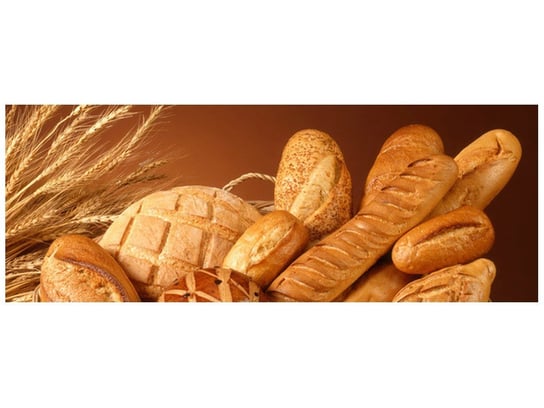 Fototapeta Świeży chleb, 2 elementy, 268x100 cm Oobrazy