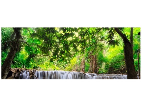 Fototapeta Tajlandia wodospad w Kanjanaburi, 2 elementy, 268x100 cm Oobrazy