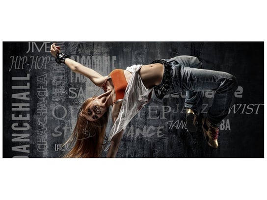 Fototapeta, Tańcząca dziewczyna, 12 elementów, 536x240 cm Oobrazy