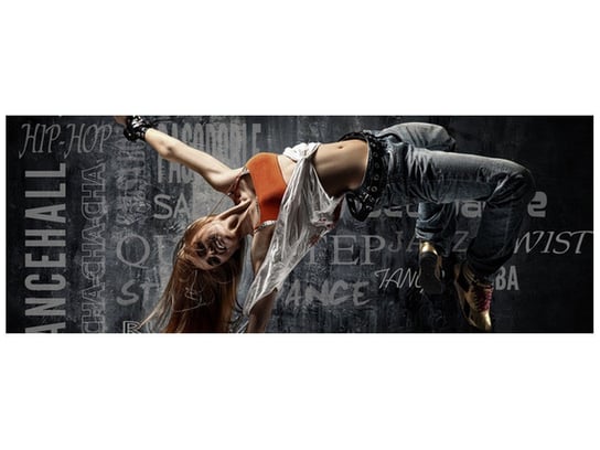 Fototapeta Tańcząca dziewczyna, 2 elementy, 268x100 cm Oobrazy