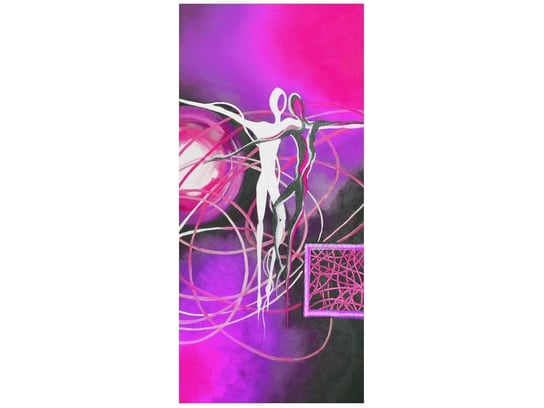 Fototapeta Tańczące postacie w fiolecie, 95x205 cm Oobrazy